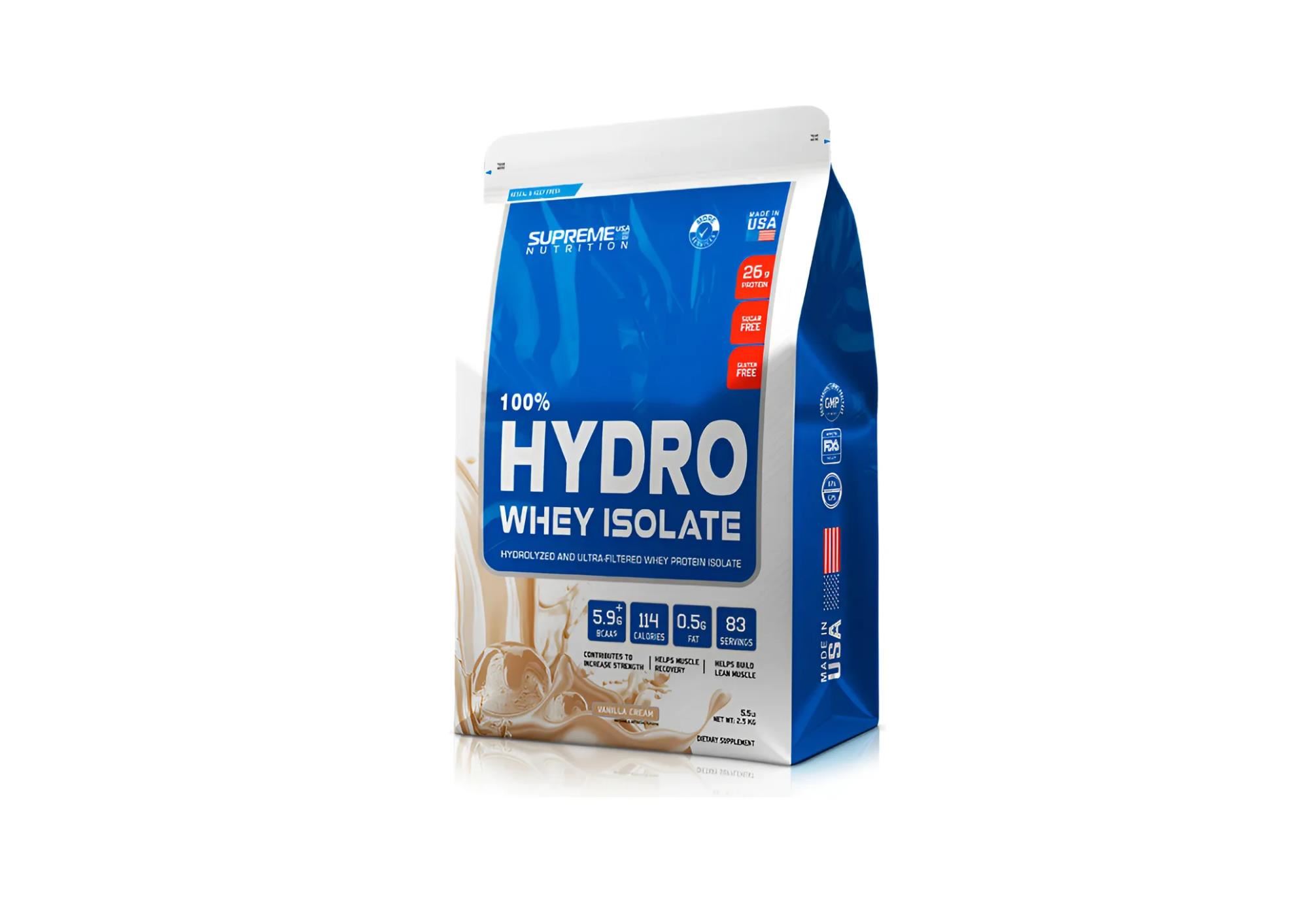 100% HYDRO WHEY ISOLATE 5 LIBRAS - VAINILLA CREAM